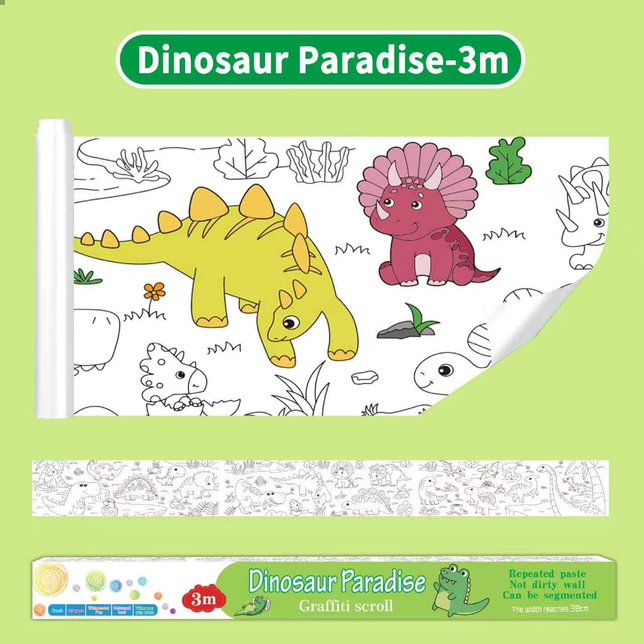 Graffiti Scroll – Dinosaur