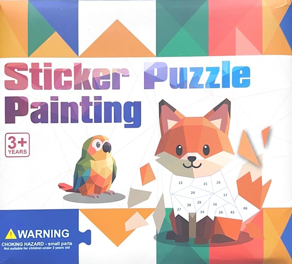 Sticker Puzzle Painting – Animais